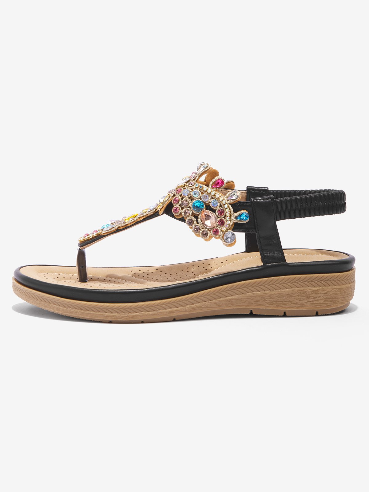 Soft Comfortable Fashion Party Rhinestone Flip Sandals