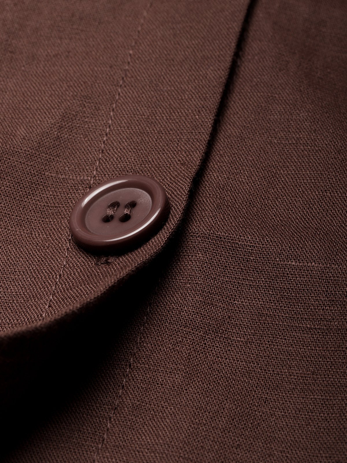 Cotton And Linen Linen Two-Piece Set