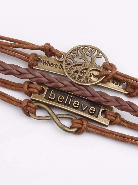 As Picture Alloy Casual Bracelet