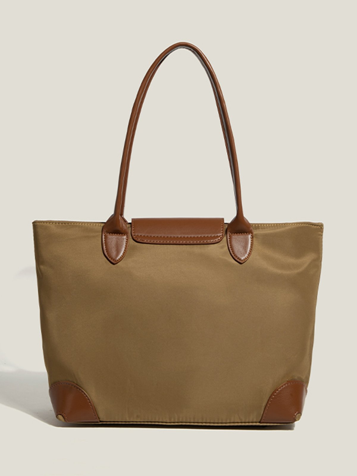 Oxford Tarp Panel Fold-in Pocket Tote
