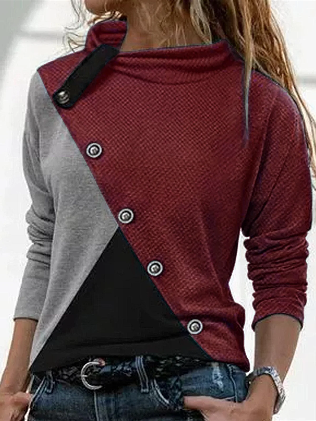 Jersey Casual Blouse