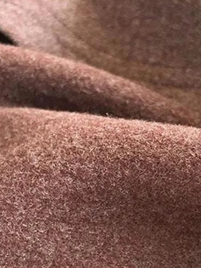 Women Plain Mock Neck Casual Long Sleeve T-shirt