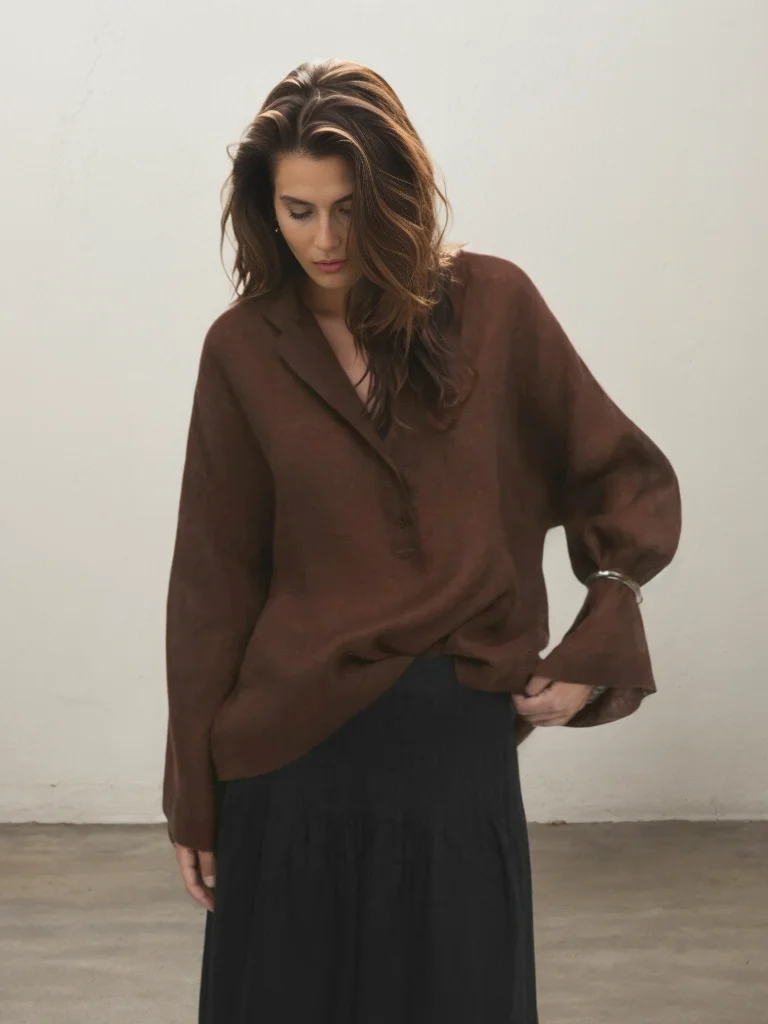 Plain Linen Shirt