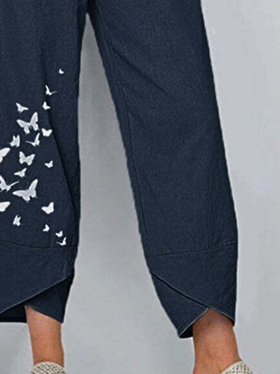 Women's Floral Print Casual Pants