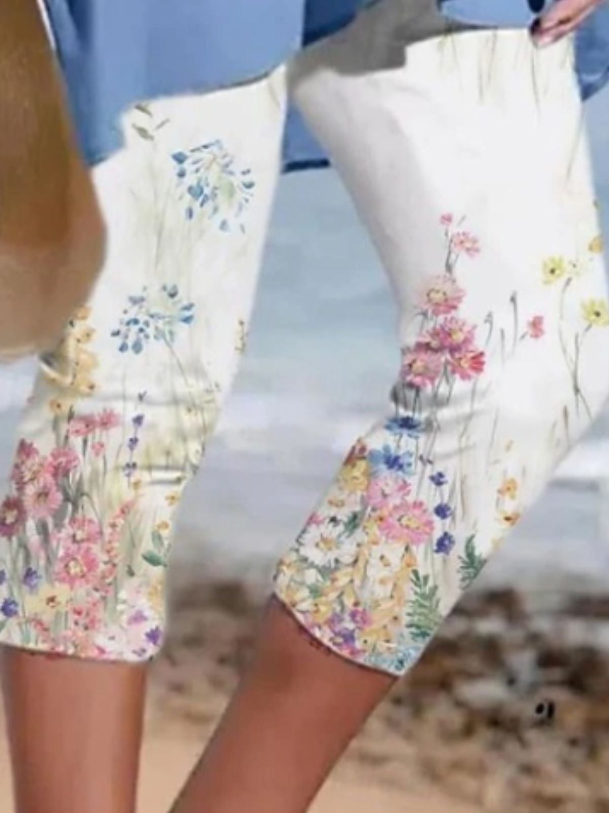 Cotton Regular Fit Casual Floral Pants