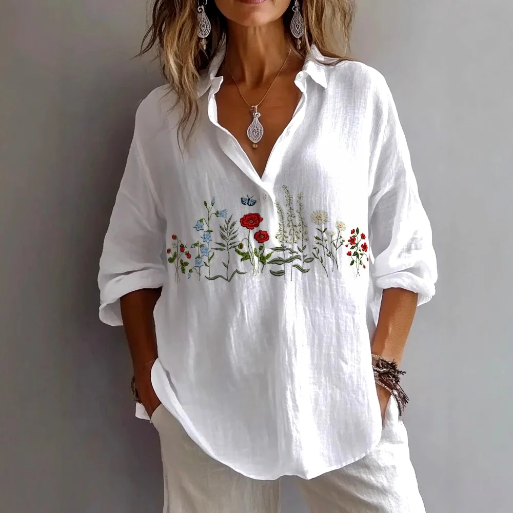 Regular Fit Shirt Collar Casual Cotton Shirt
