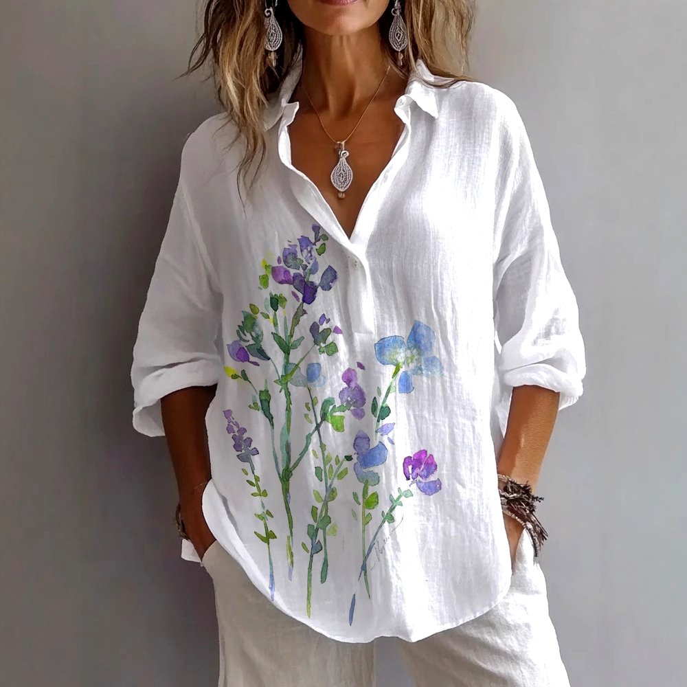Casual Linen Plain Shirt