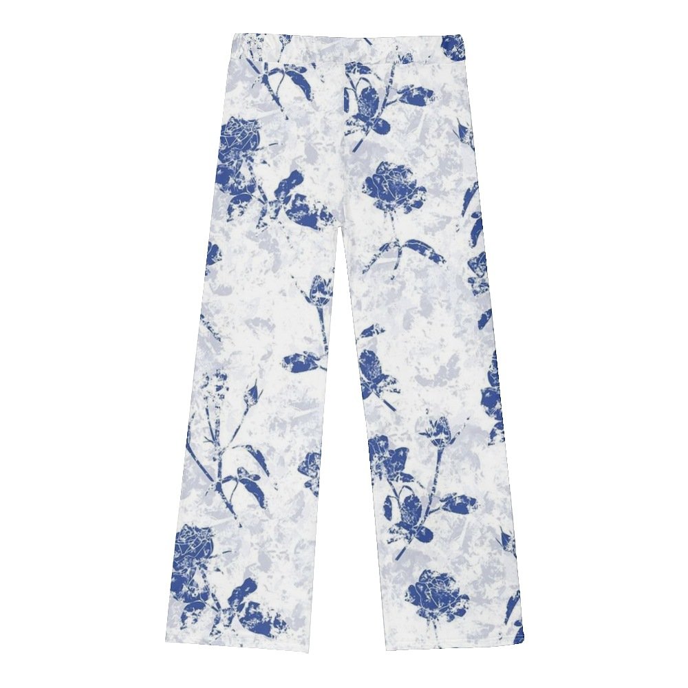 Floral Simple Loose Pants
