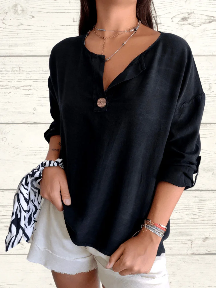 Casual V Neck Shirt