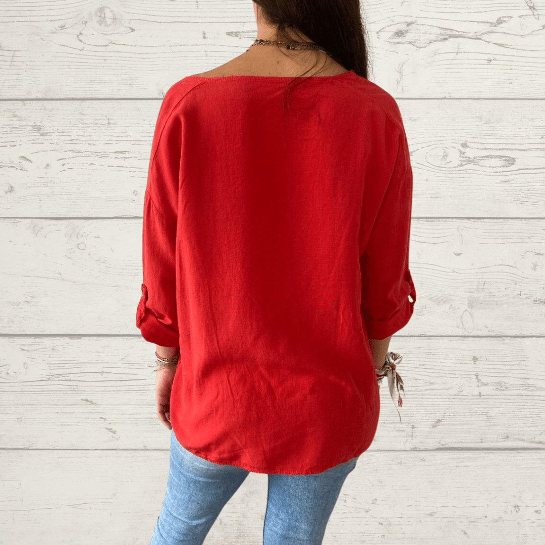 Casual V Neck Shirt