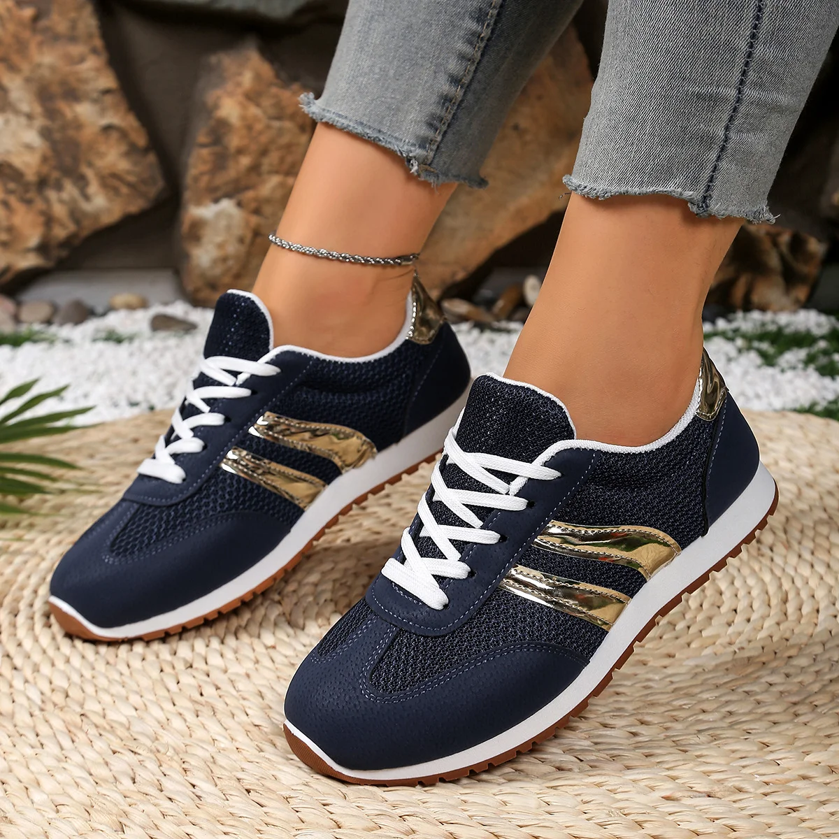 Pvc Vintage All Season Casual Shoes