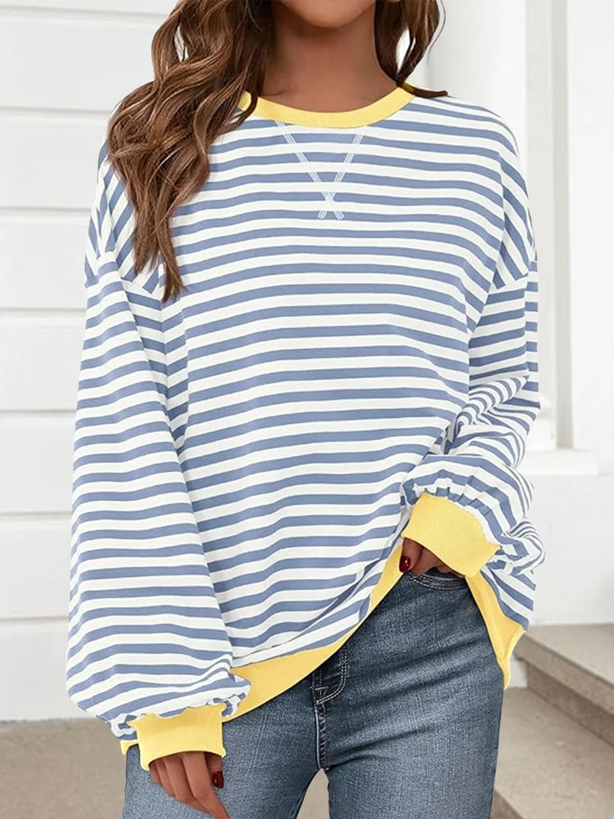 Cotton Regular Fit Crew Neck Casual Hoodie