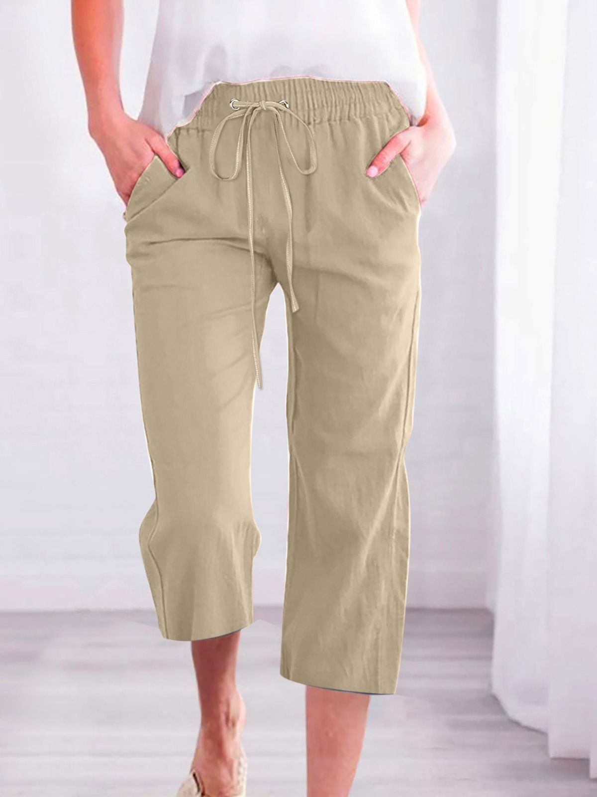 Simple Regular Fit Pants