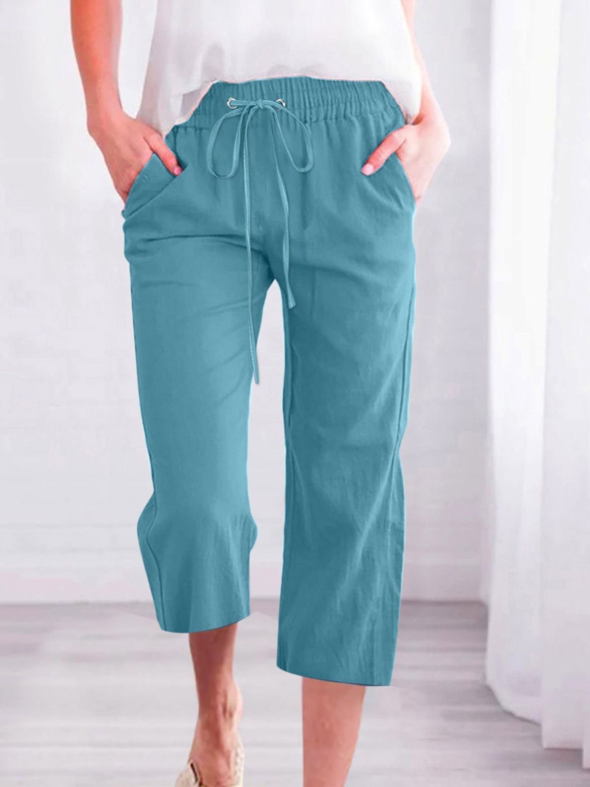 Simple Regular Fit Pants