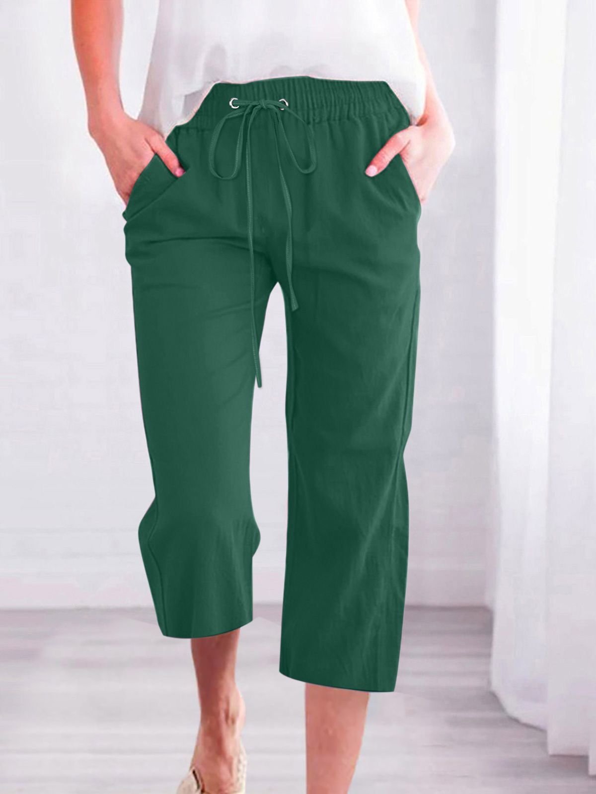 Simple Regular Fit Pants