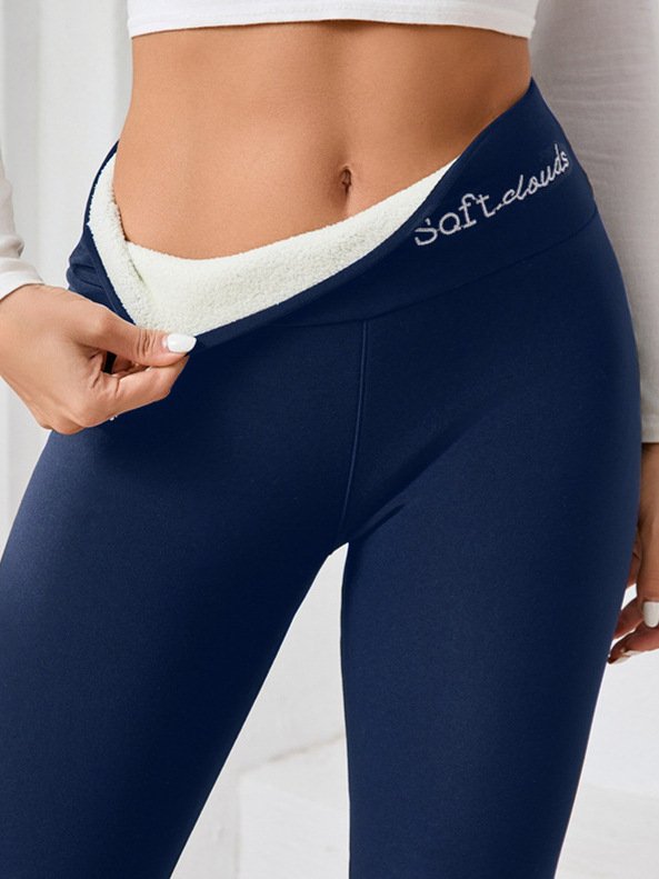 Women's Autumn And Winter High Waist Tights Warm Pants Yoga Pants