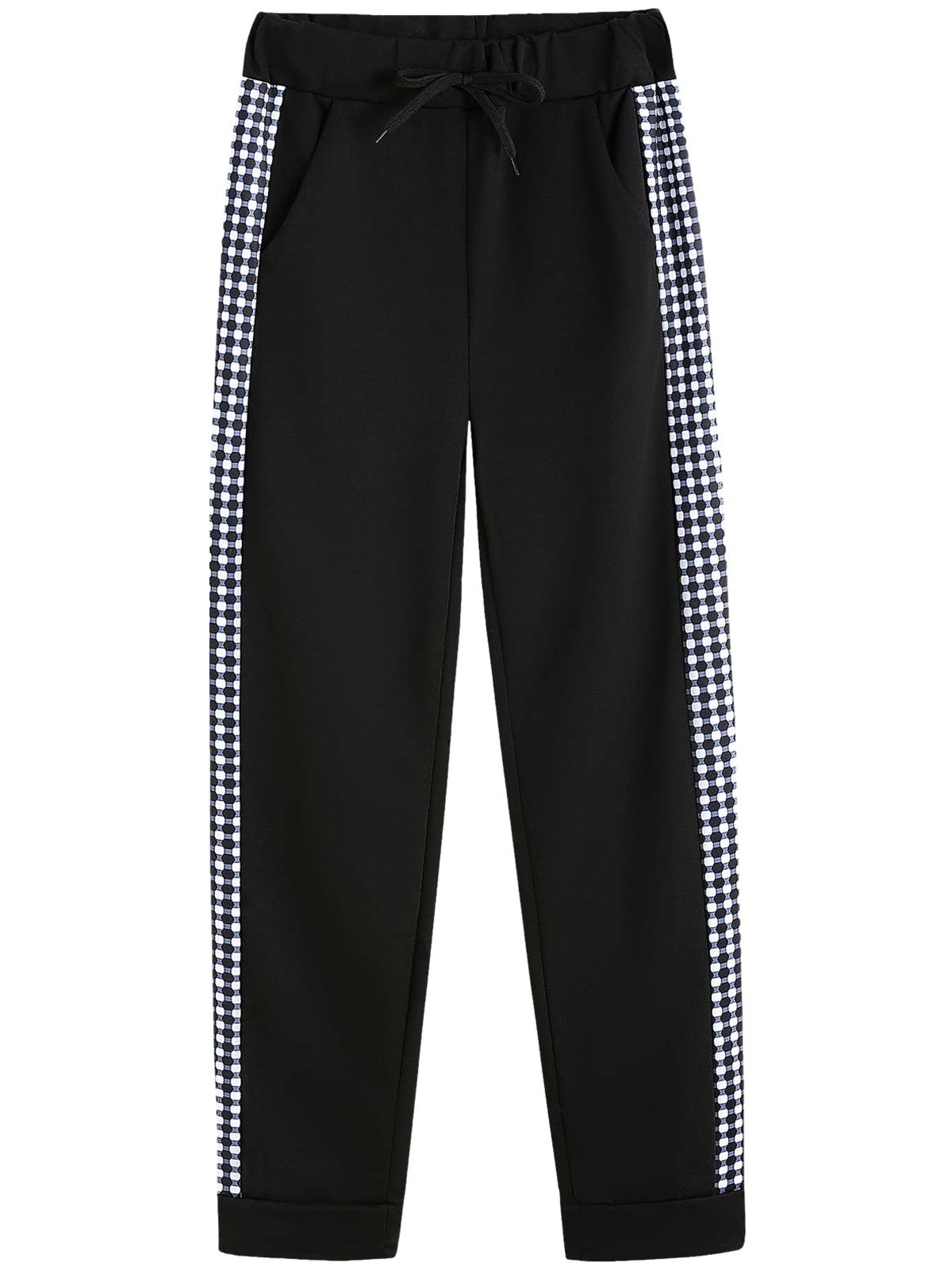 Women's Split Joint Plain Daily Going Out Two-Piece Set Gray Casual Spring/Fall Top With Pants Matching Set