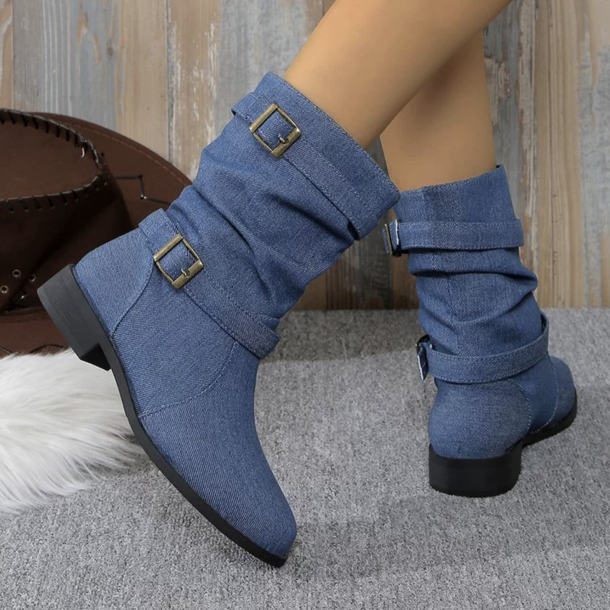 Vintage Leather Boots