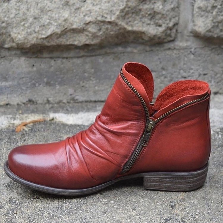Low Heel Winter Boots
