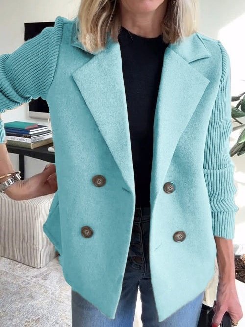 Shawl Collar Loose Simple Coat