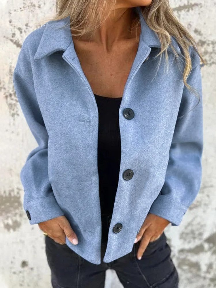 Loose Elegant Split Joint Jacket