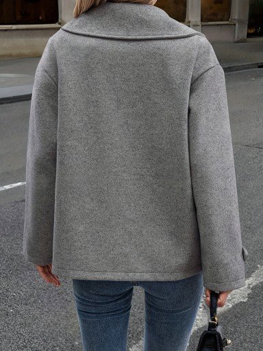 Plain Casual Regular Fit Jacket