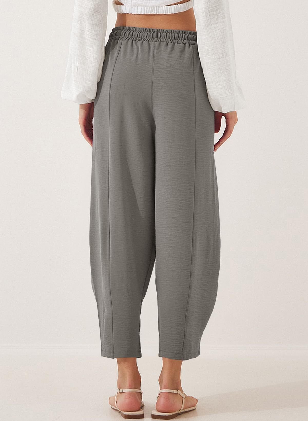 Plain Loose Simple Pants