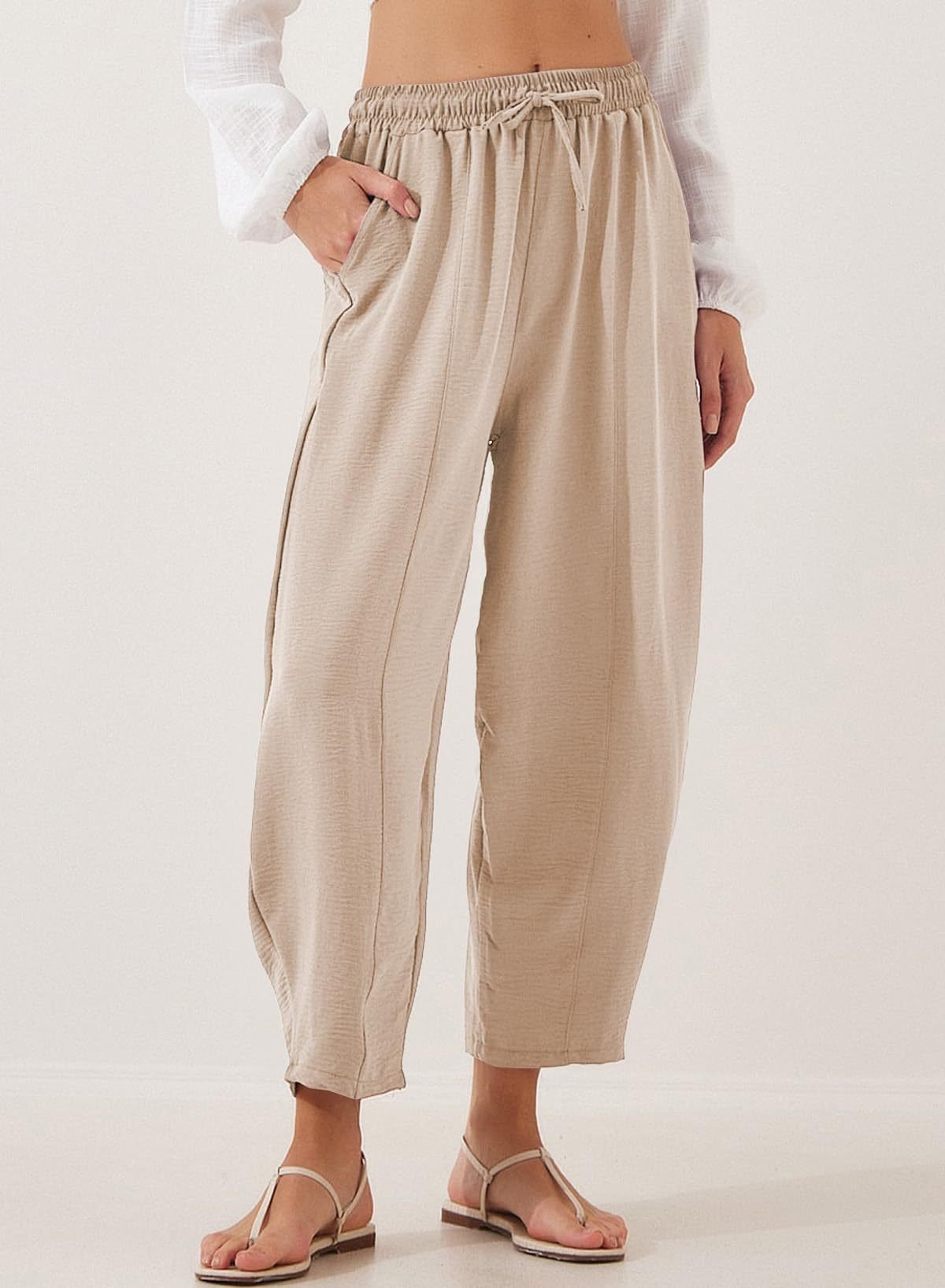 Plain Loose Simple Pants