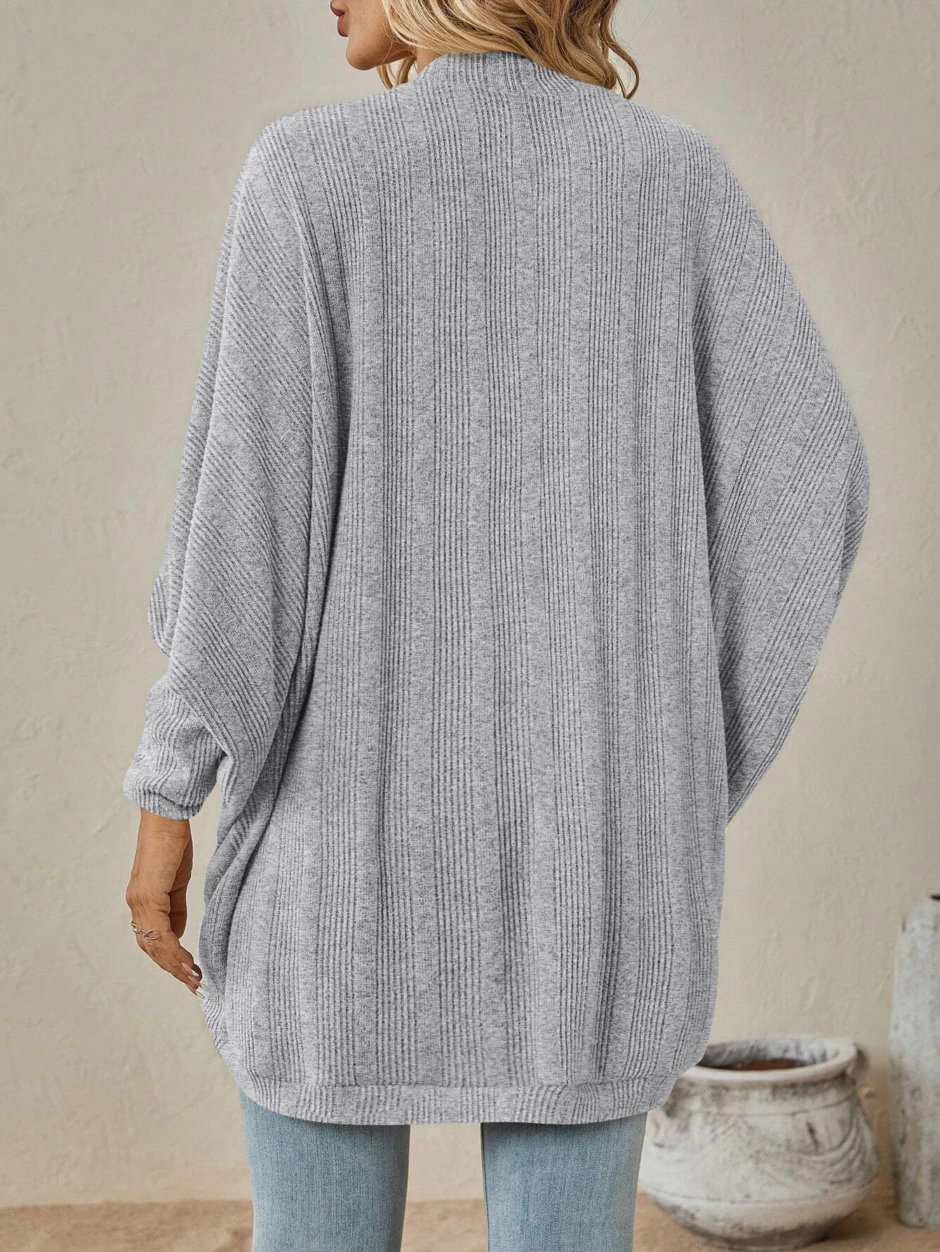 Simple Wool/Knitting Plain Others Knit Top