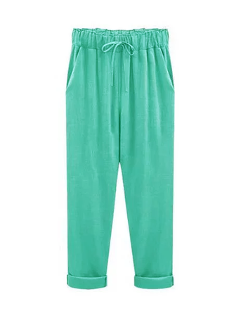 Women Casual Bottoms Solid  Pants