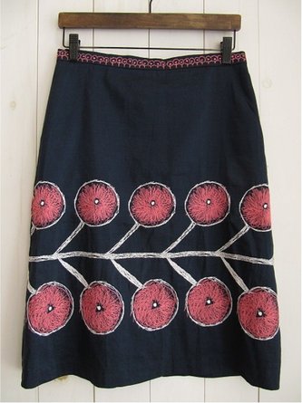 Floral Cotton Skirt