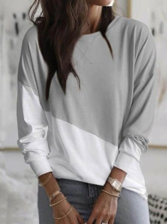 Color Block Casual Shirt & Top