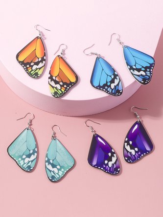 Natural Bionic Butterfly Wing Earrings