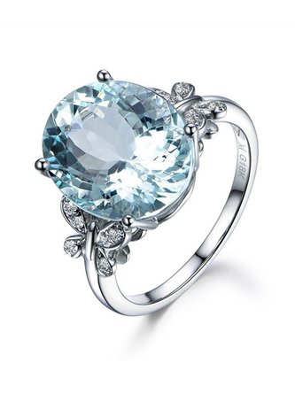 Aquamarine Topaz Ring