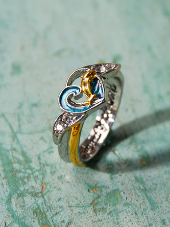 Casual Opal Dolphin Rings Engagement Rings Elegant Jewelry