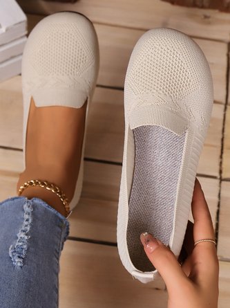 Women Minimalism Soft Sole Breathable Mesh Fabric Shoes