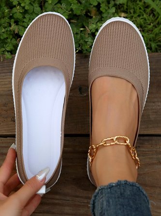 Women Minimalist Mesh Fabric Casual Shallow Shoes