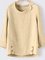 Plus Size 3/4 Sleeve Crew Neck Cotton-Blend Blouse