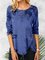 Women Casual Floral Autumn Vintage Asymmetrical Long Sleeve Blouse