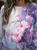 Round Neck Floral Casual Sweatshirt