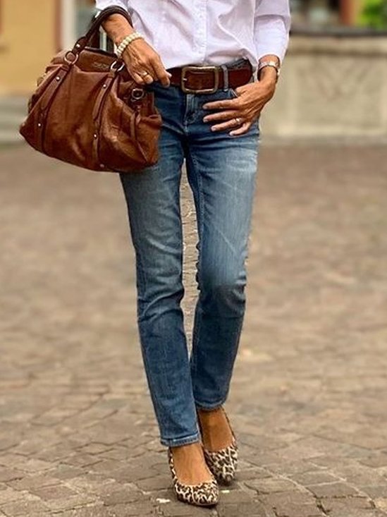 Denim Plain Jeans