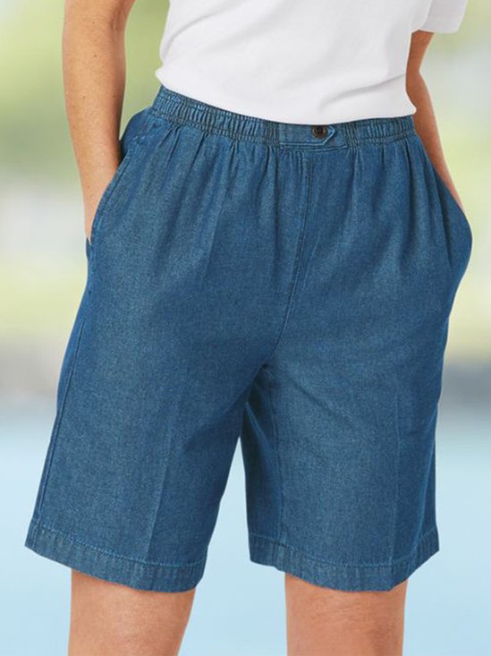 Loose Casual Elastic Band Shorts