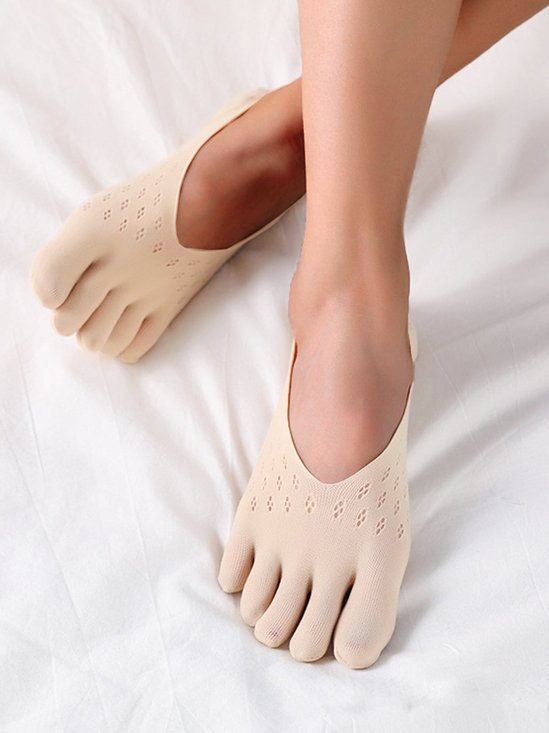 Breathable Hollow Out Five Toe Socks Yoga socks