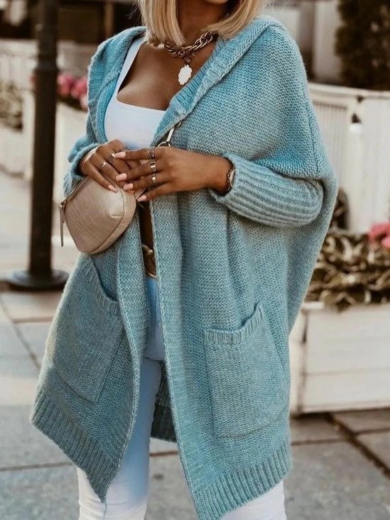Casual Plain Cardigan
