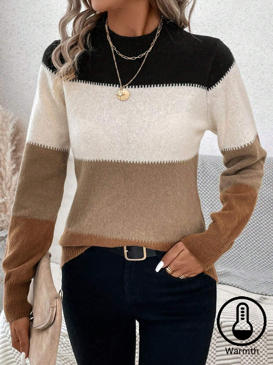 Casual Loose Yarn/Wool Yarn Sweater