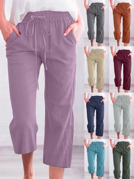 Simple Regular Fit Pants
