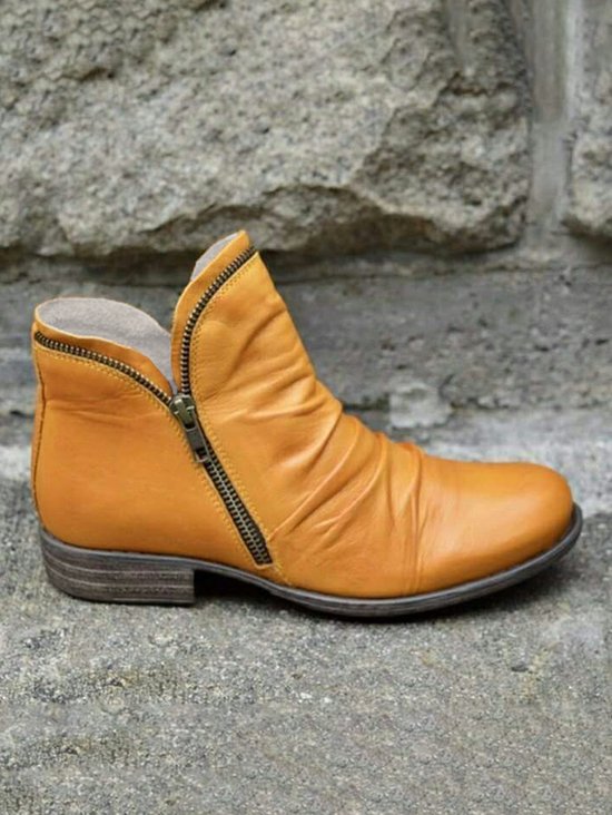 Low Heel Winter Boots