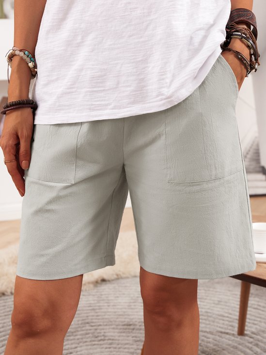 Cotton-Blend Shorts