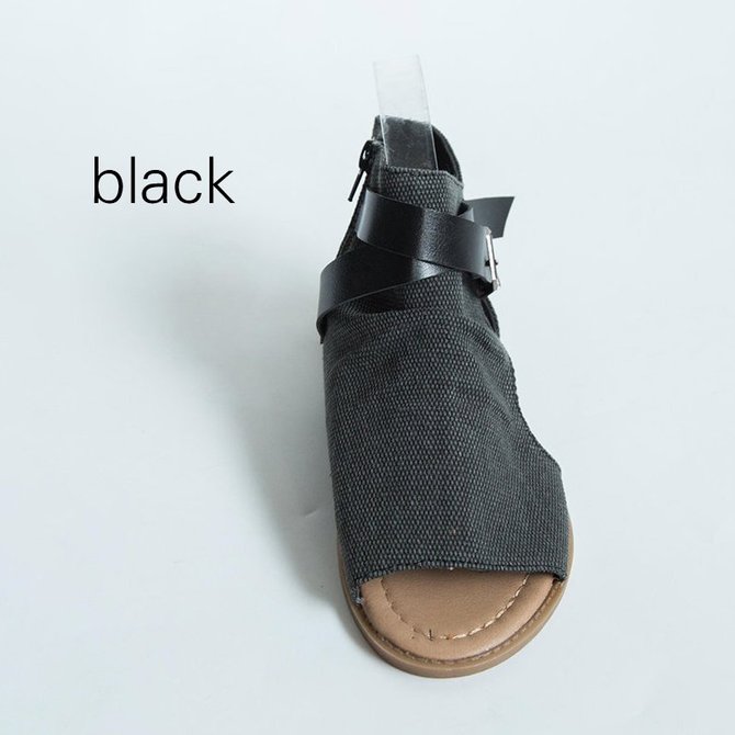 Summer Adjustable Buckle Shoes