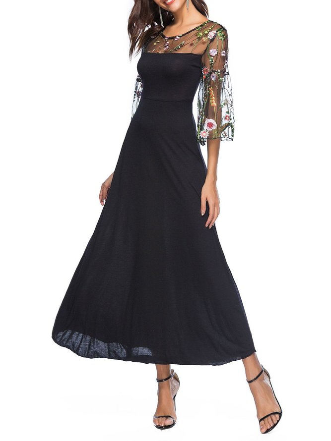 balloon sleeve ball gown